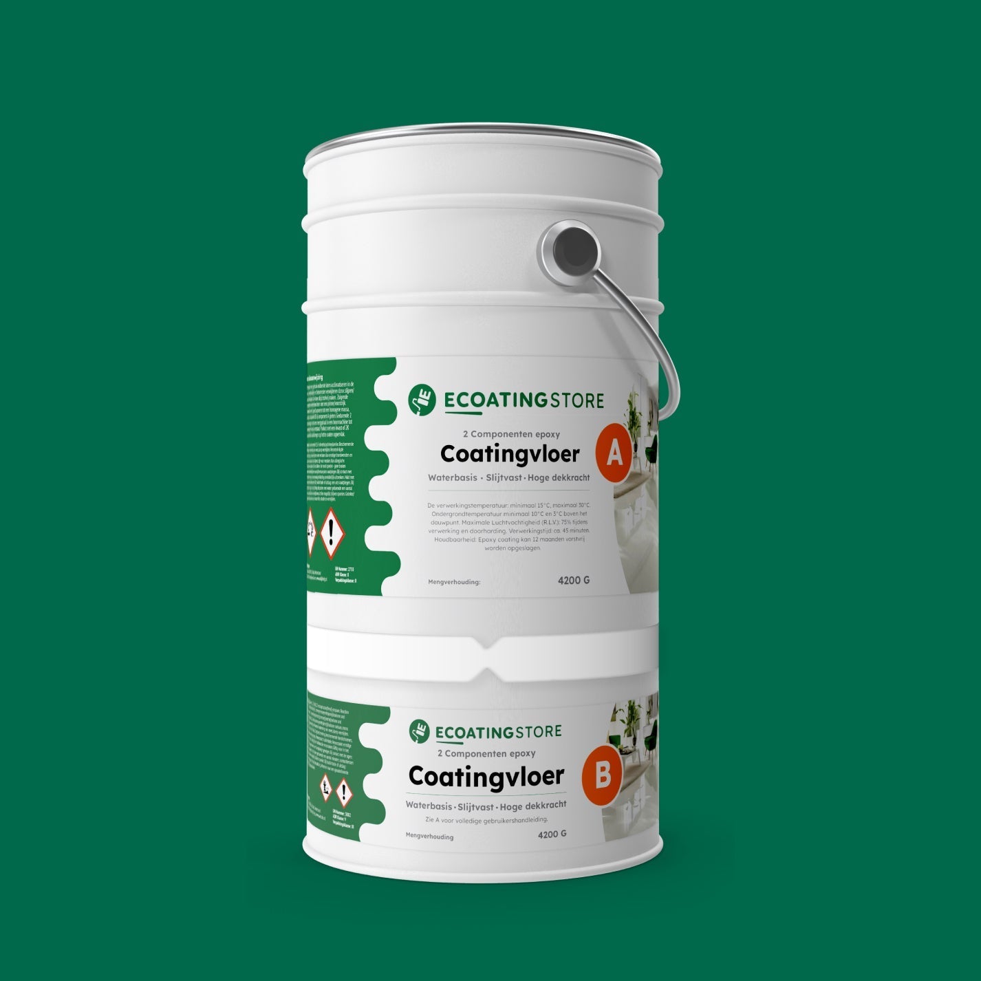 Floor coating - RAL 6016