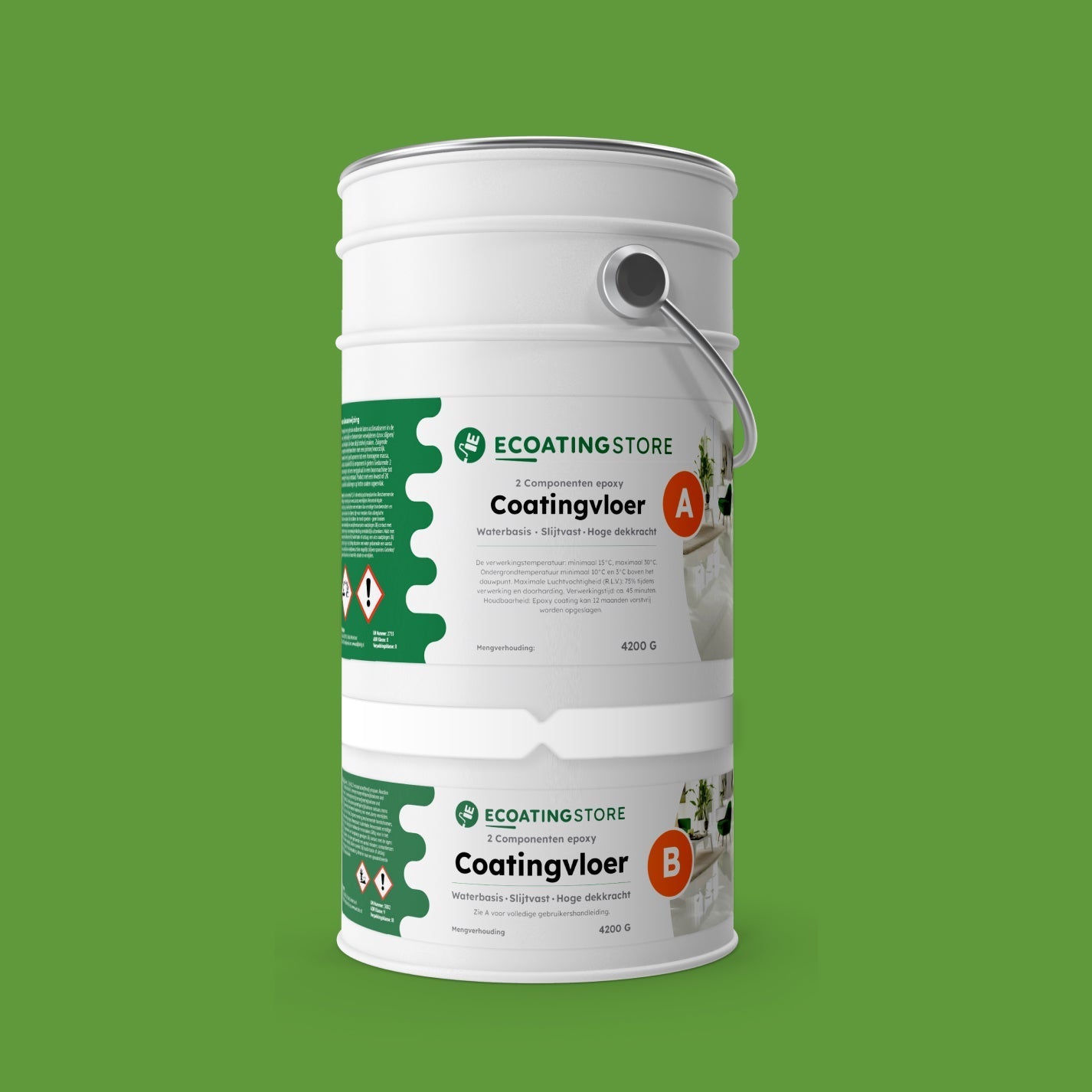 Floor coating - RAL 6018