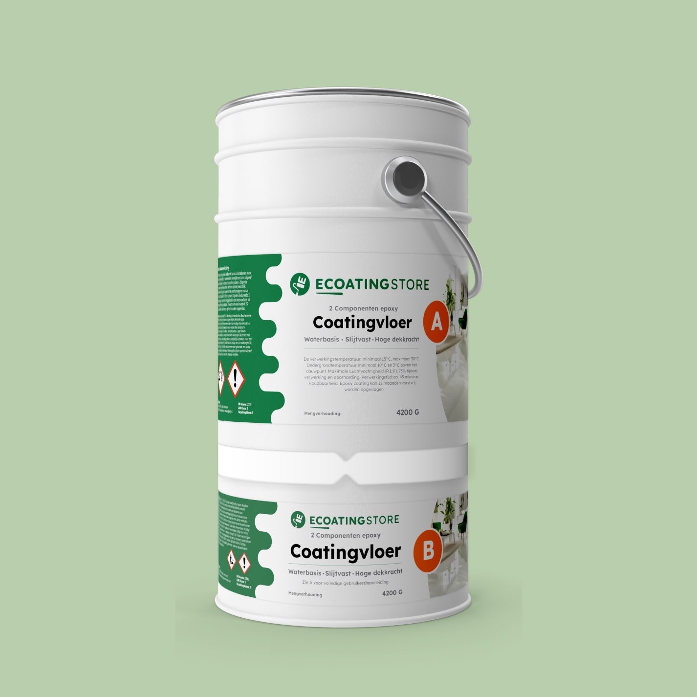Floor coating - RAL 6019