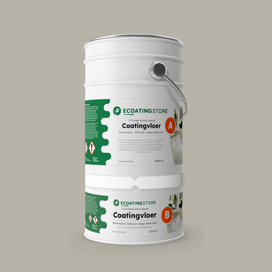 Garage floor coating - RAL 7044