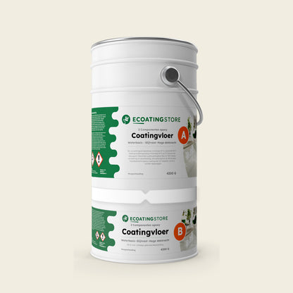 Garage floor coating RAL 9010 Pure white