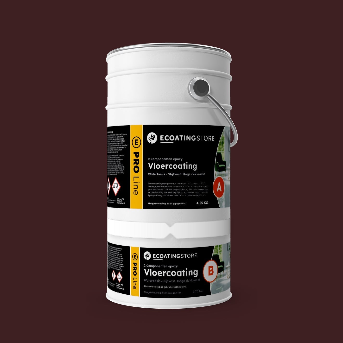 Floor coating - RAL 3007