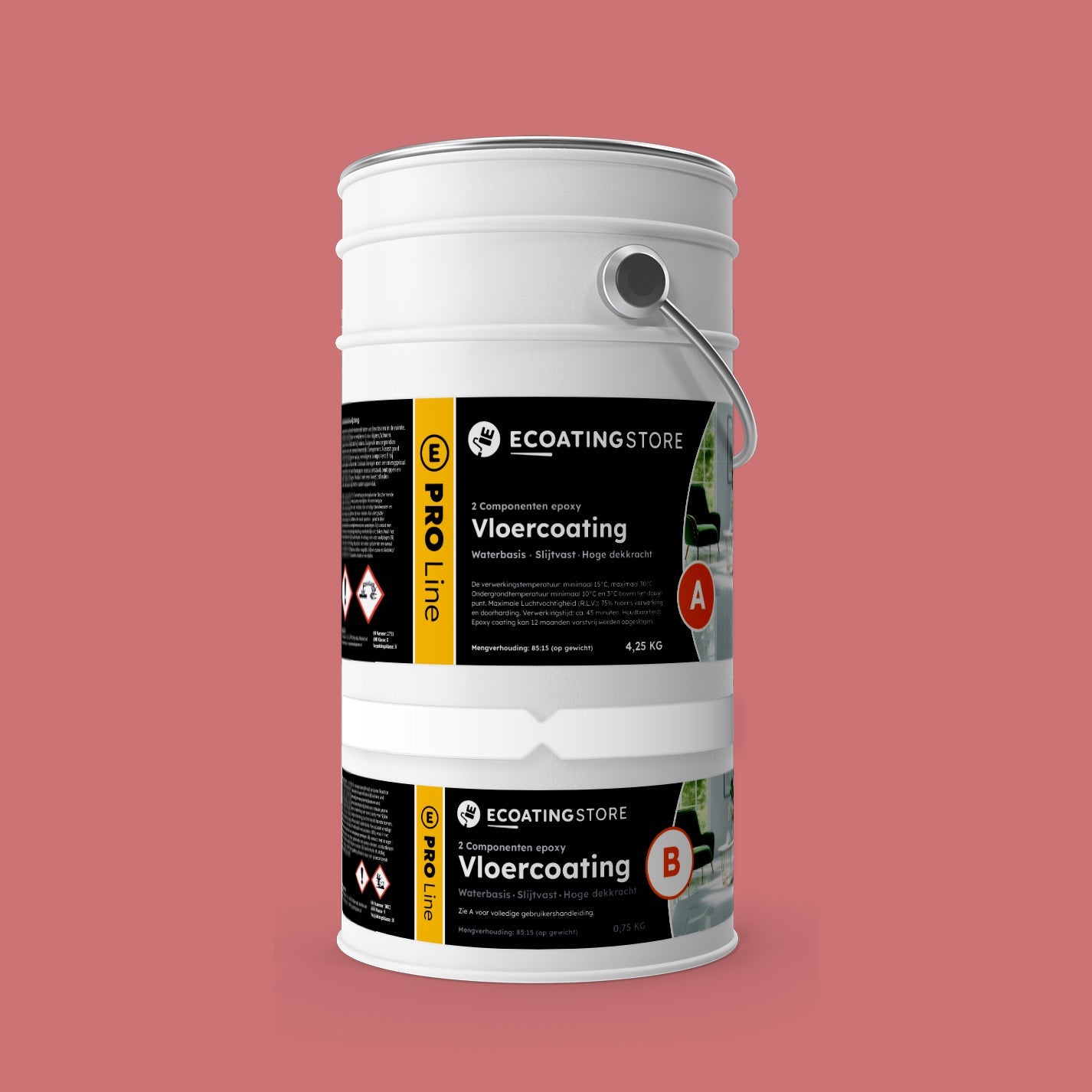 Garage floor coating - RAL 3014