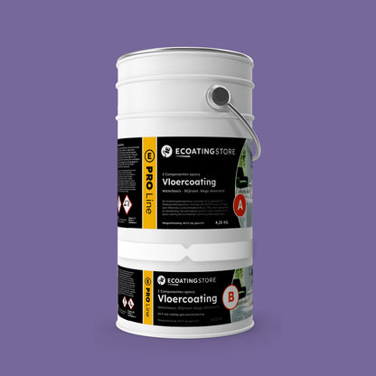 Garage floor coating - RAL 4005