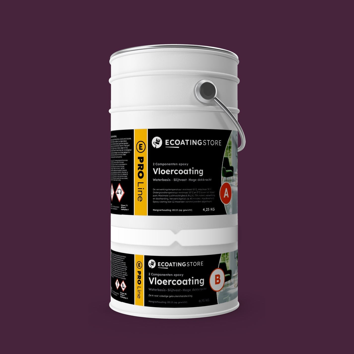 Floor coating - RAL 4007