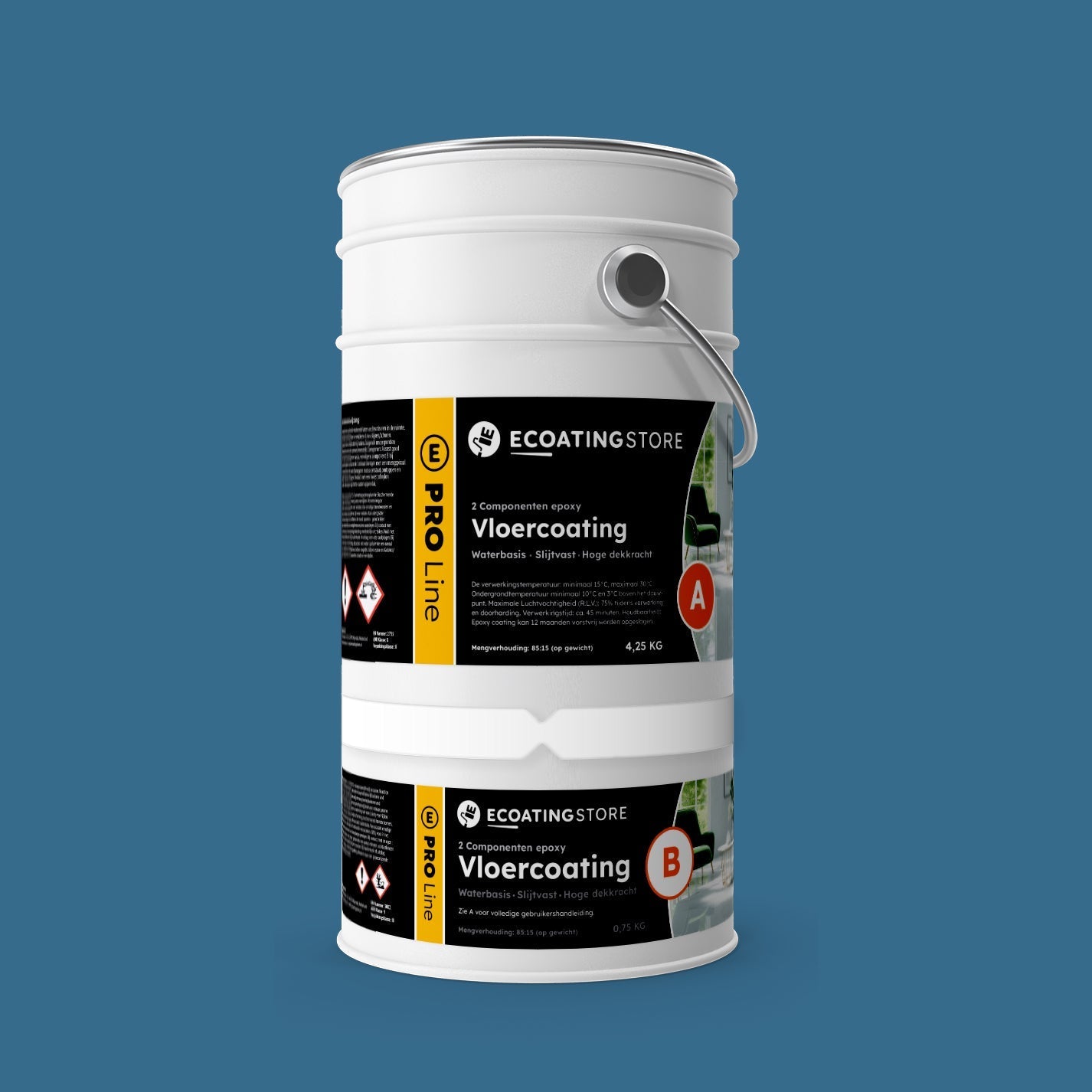 Floor coating - RAL 5007