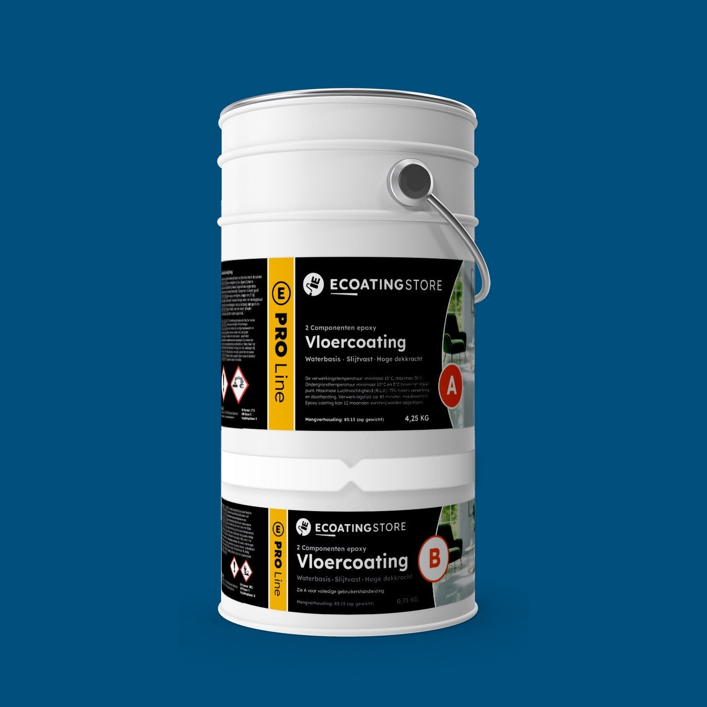 Floor coating - RAL 5010