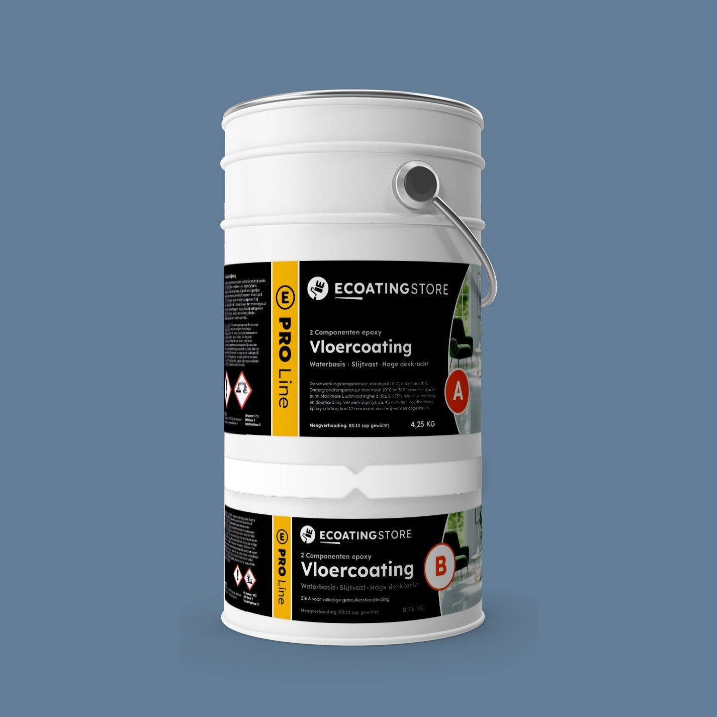 Floor coating - RAL 5014