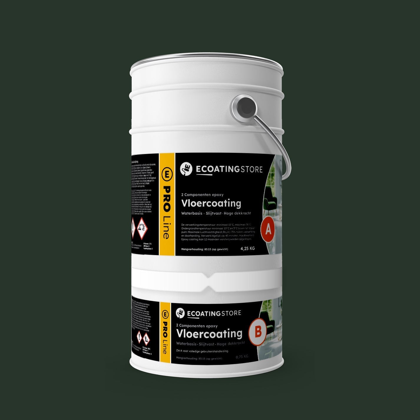 Floor coating - RAL 6009