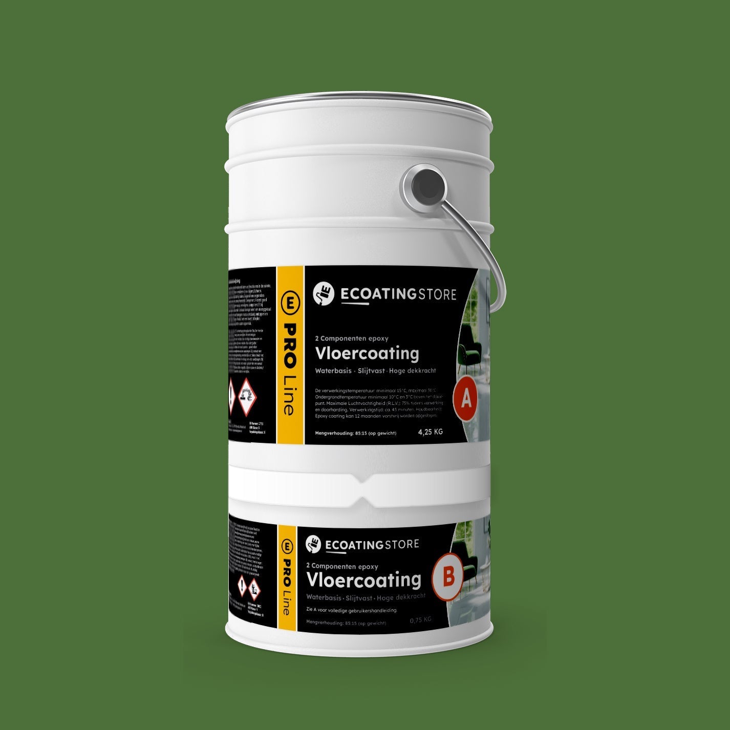 Floor coating - RAL 6010