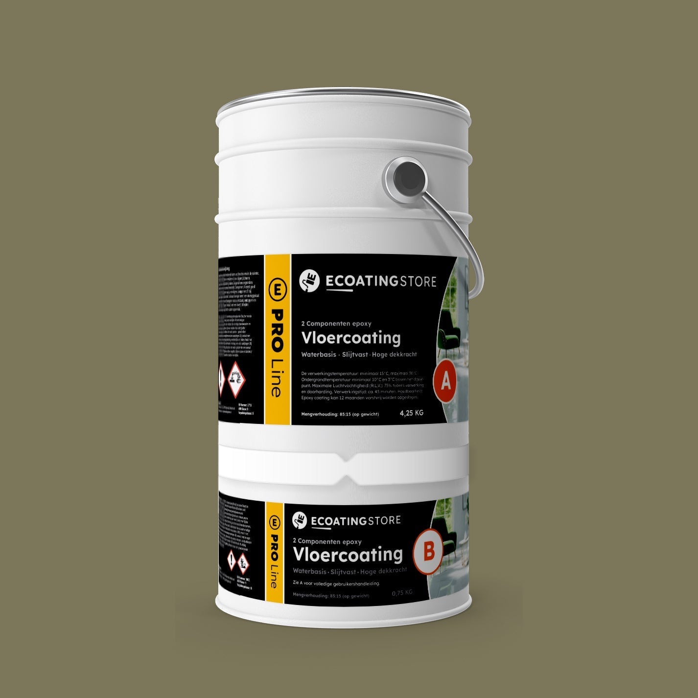 Floor coating - RAL 6013