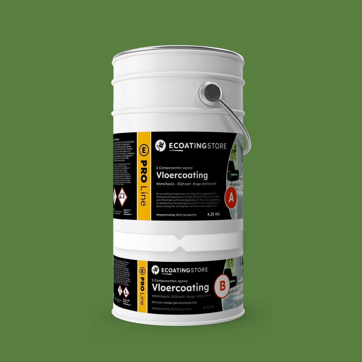 Floor coating - RAL 6017