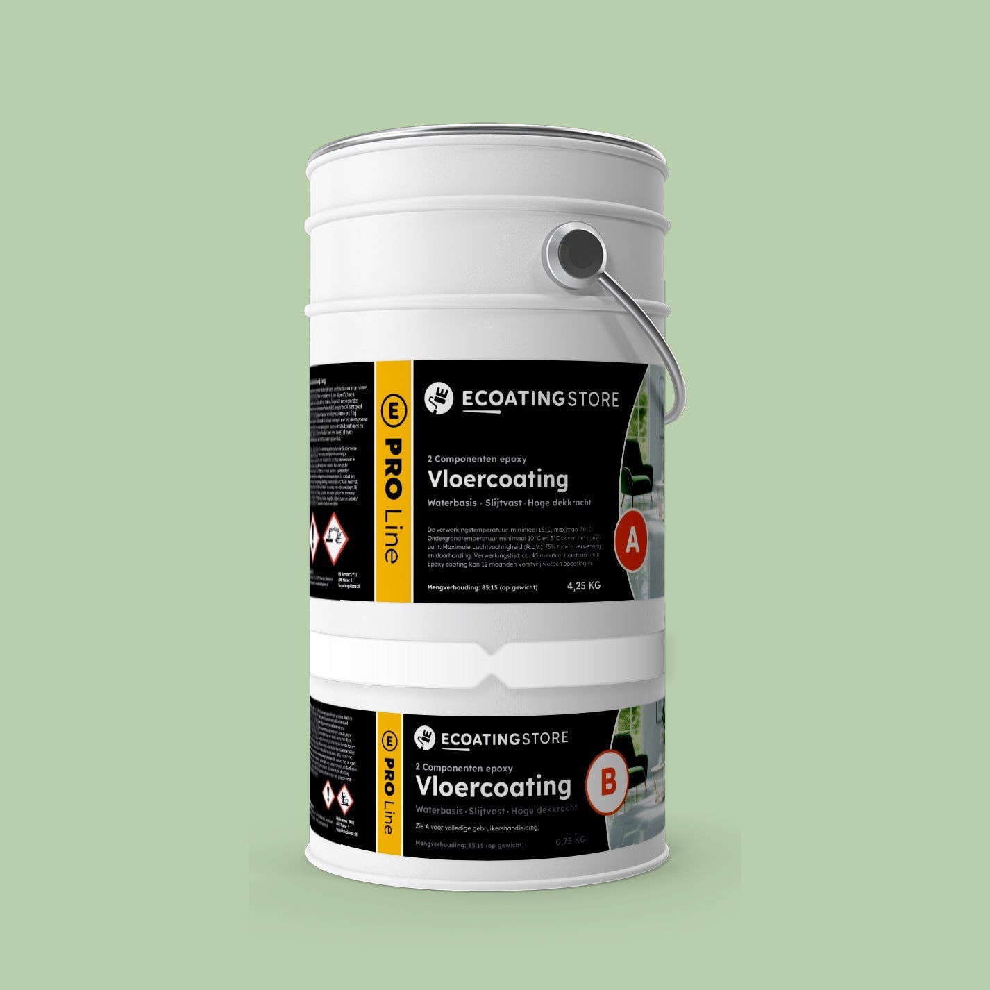 Floor coating - RAL 6019
