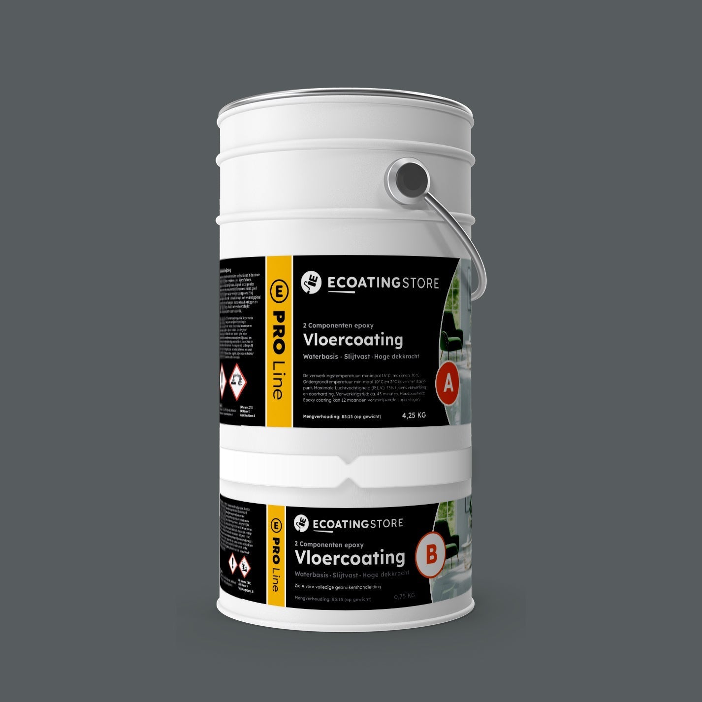 Floor coating - RAL 7012
