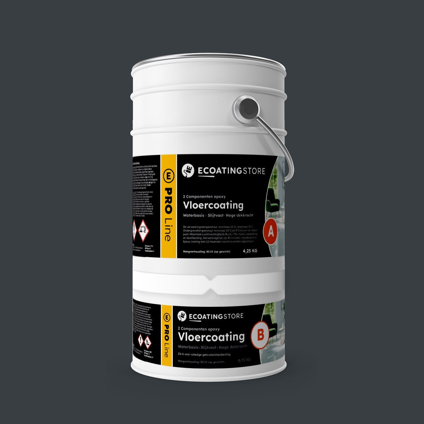 Floor coating - RAL 7016