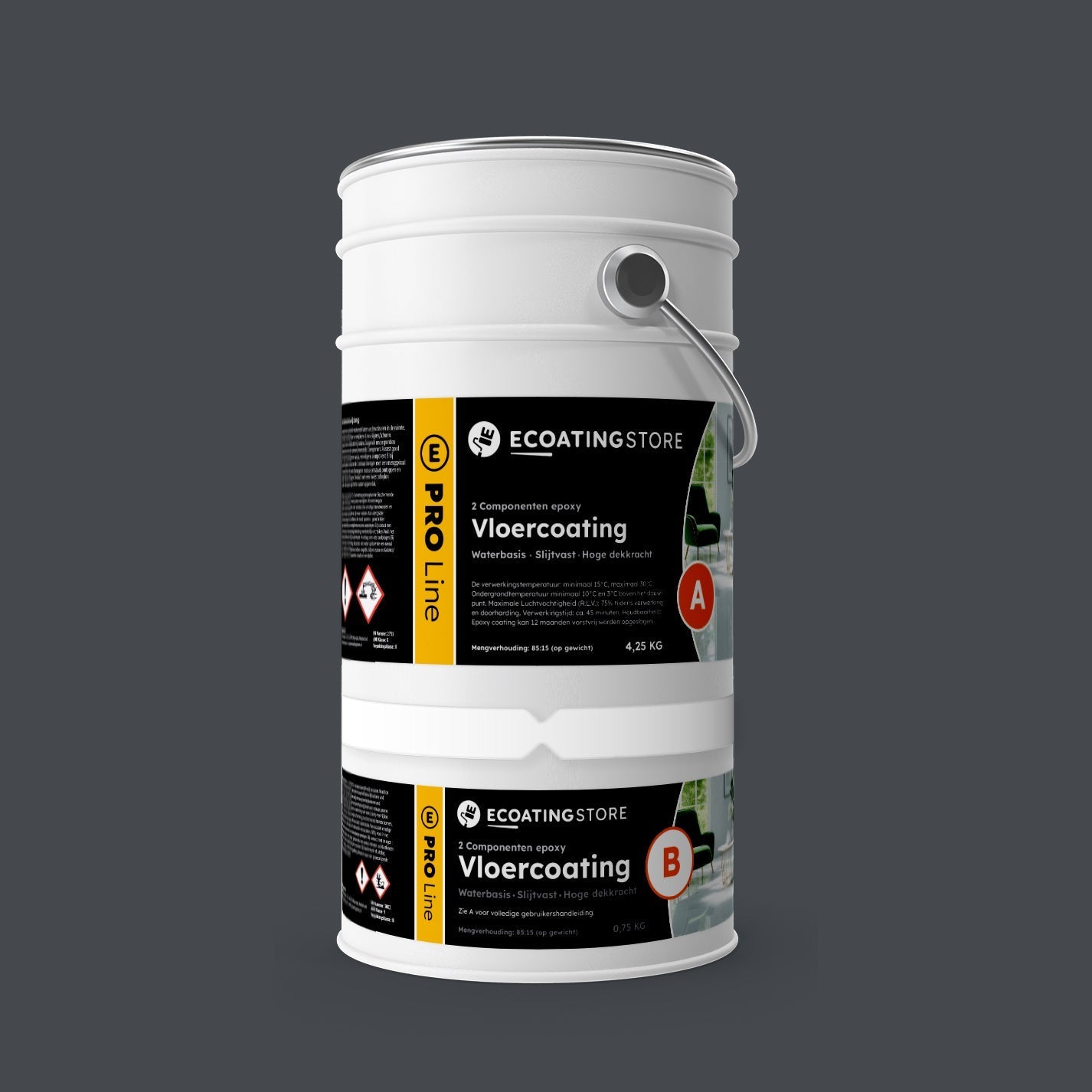 Floor coating - RAL 7024