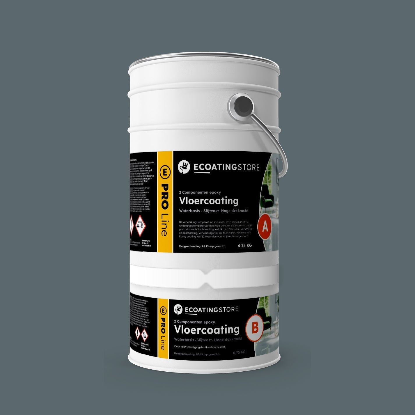 Floor coating - RAL 7031