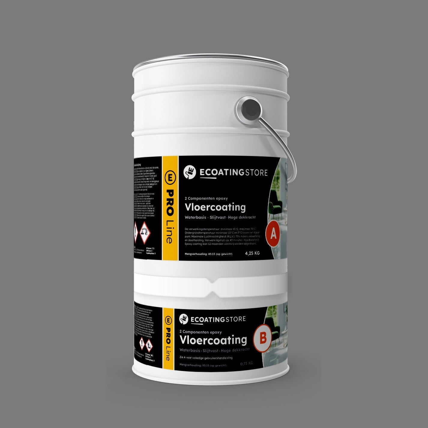 Floor coating - RAL 7037
