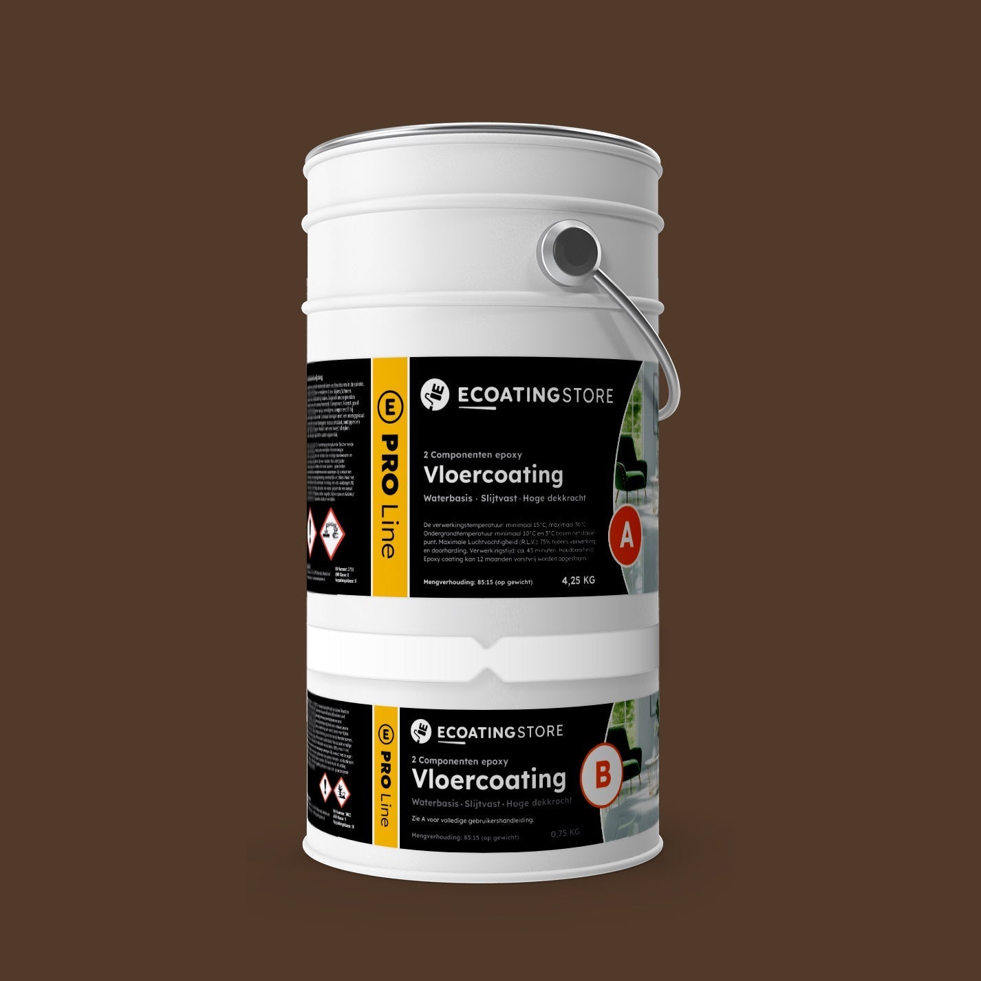 Floor coating - RAL 8028