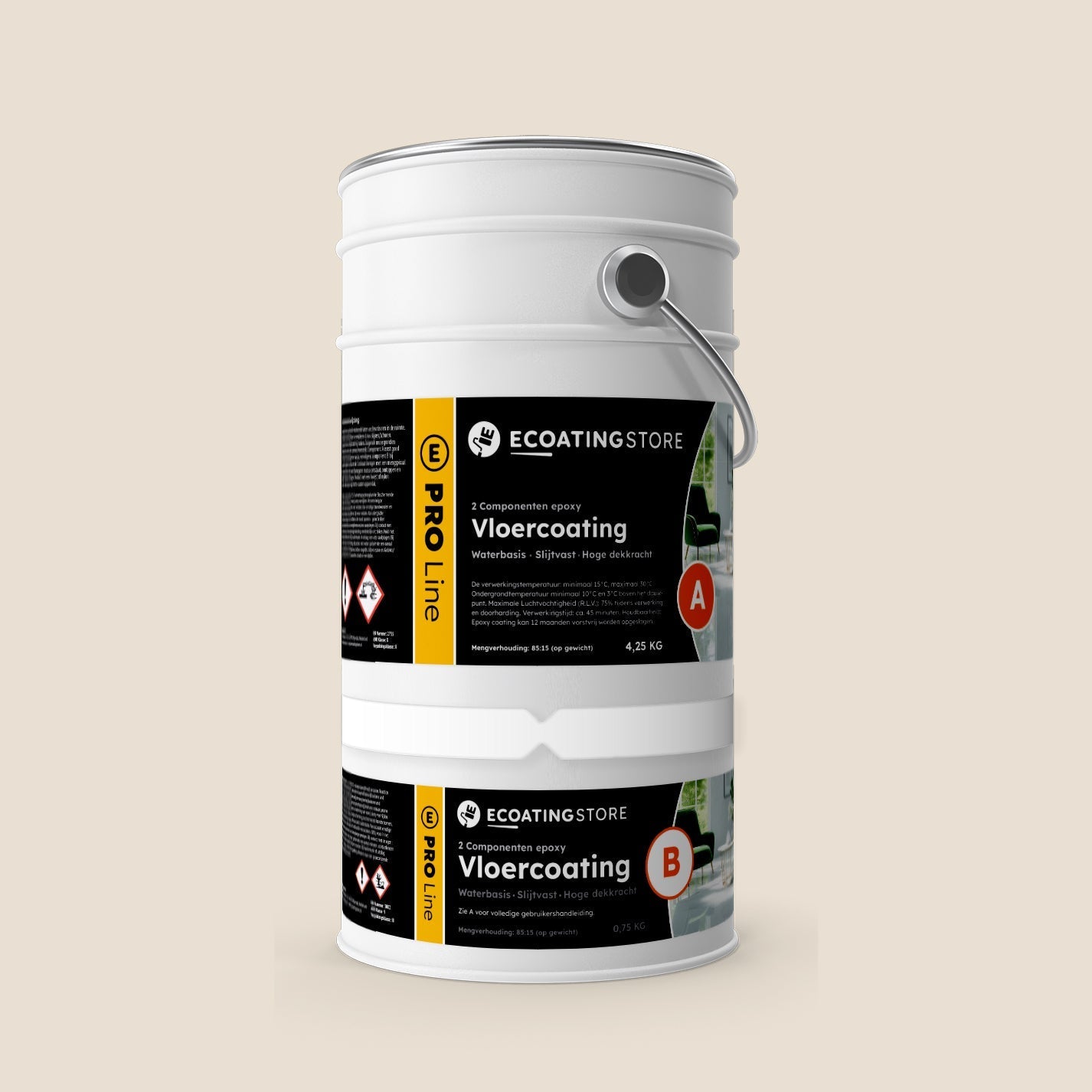 Floor coating - RAL 9001
