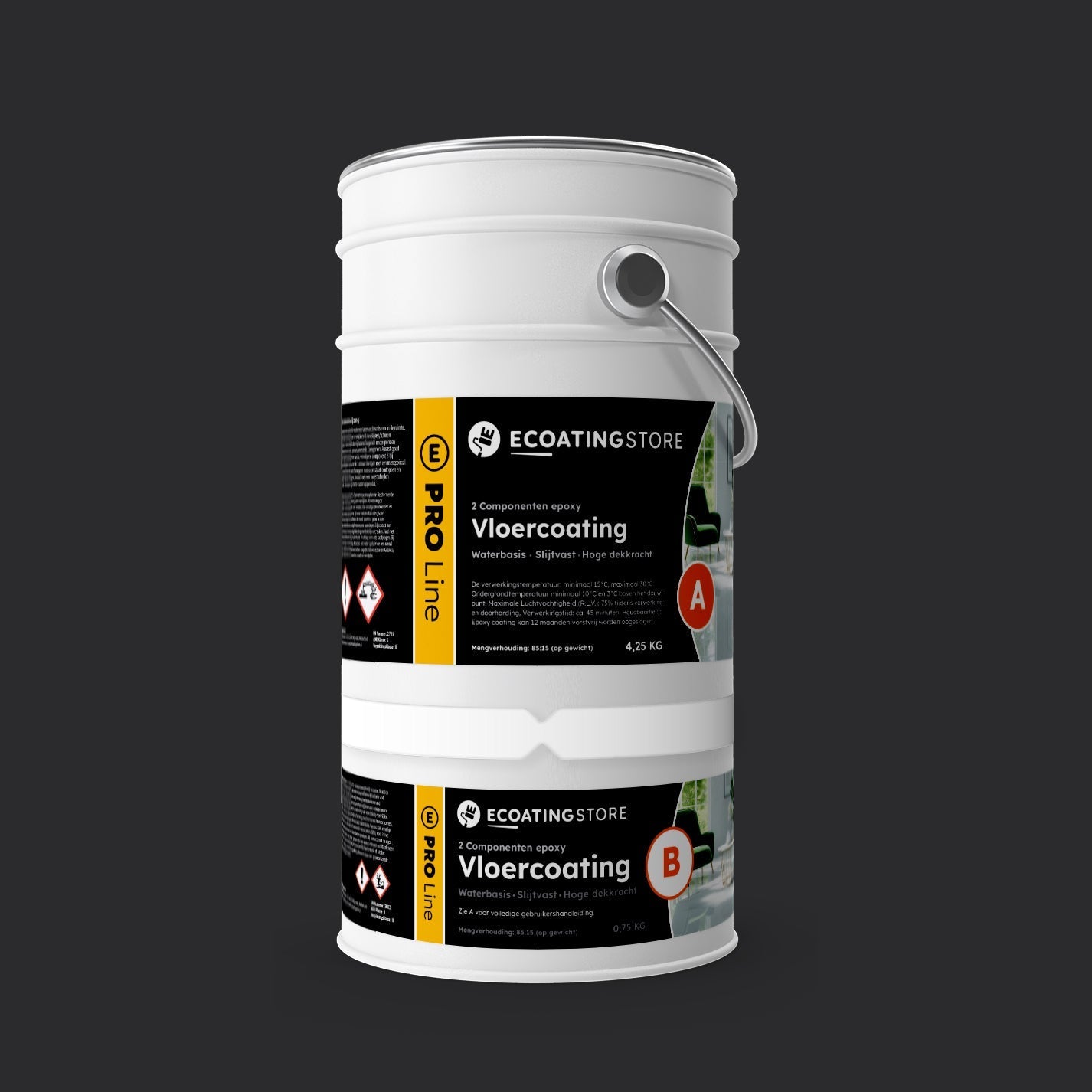 Floor coating - RAL 9004