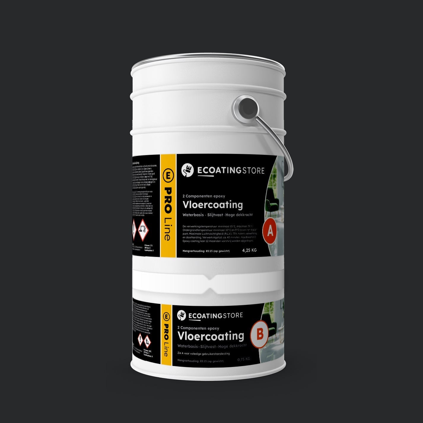 Floor coating - RAL 9011