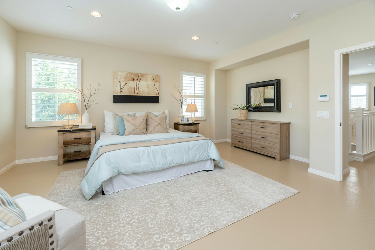 Garage floor coating - RAL 1001