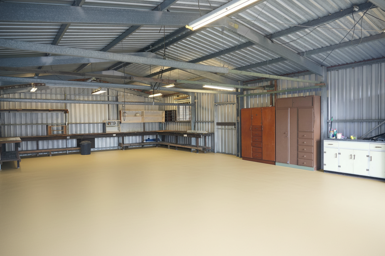 Garage floor coating - RAL 1002