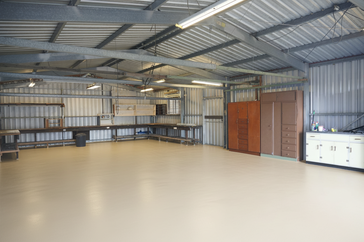 Garage floor coating - RAL 1014