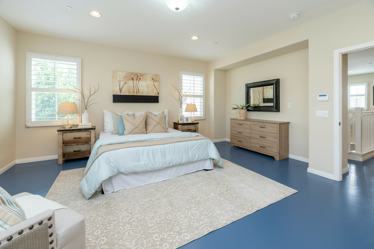 Floor coating - RAL 5010