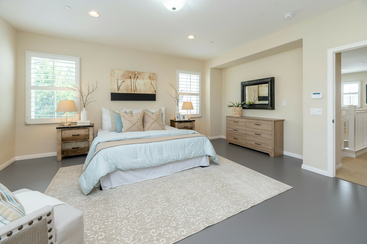 Garage floor coating - RAL 7011