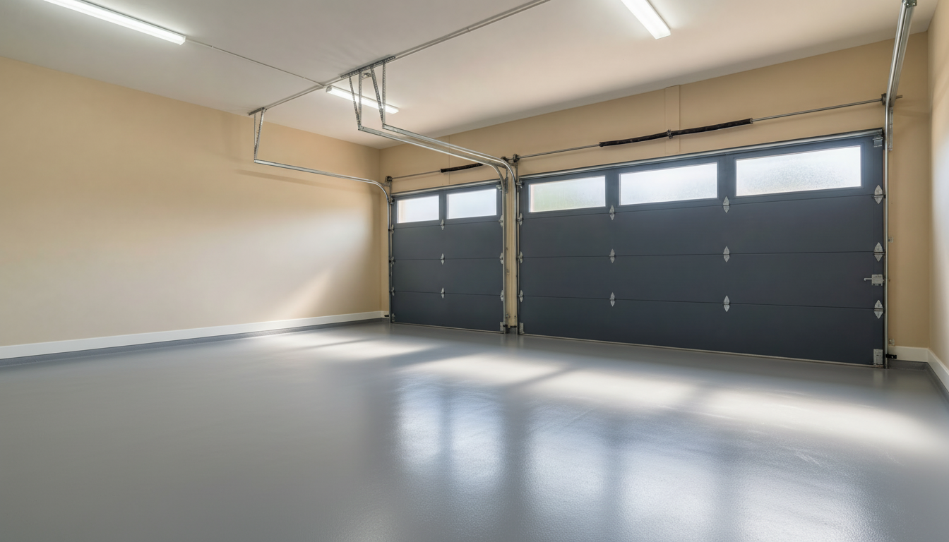 Garage floor coating - RAL 7036