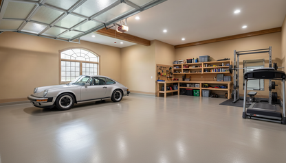Garage floor coating - RAL 7036