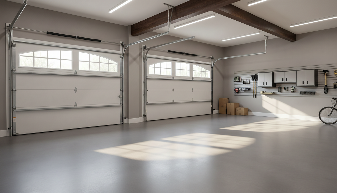 Garage floor coating - RAL 7036