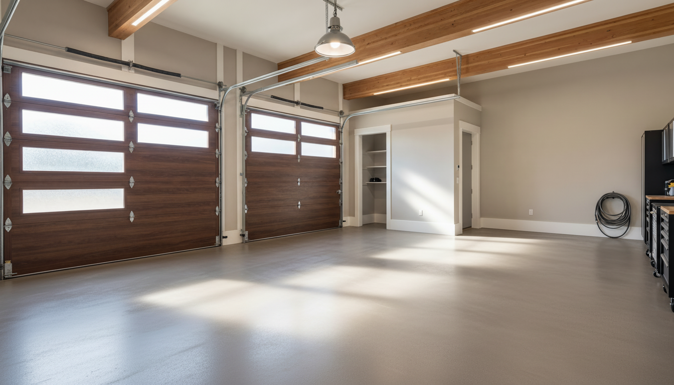 Garage floor coating - RAL 7036