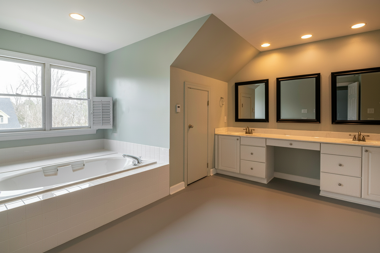 Garage floor coating - RAL 7038