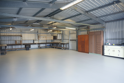 Garage floor coating - RAL 7040