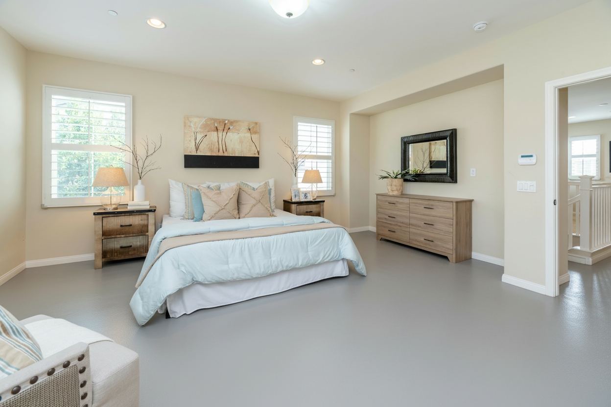 Garage floor coating - RAL 7040