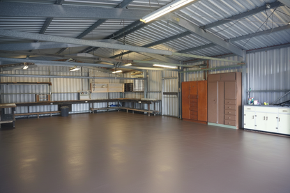 Garage floor coating - RAL 8019