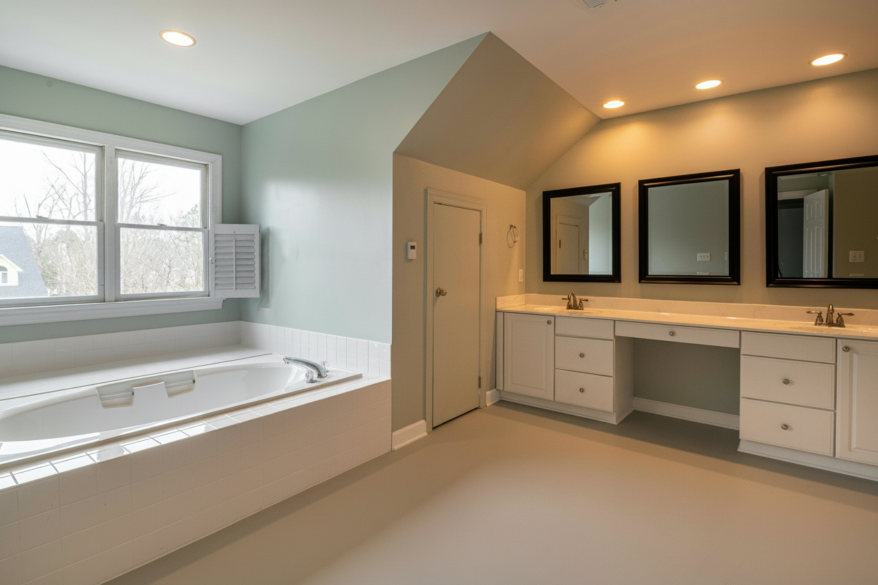 Garage floor coating - RAL 1019