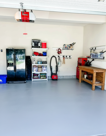 Garage floor coating - RAL 7004