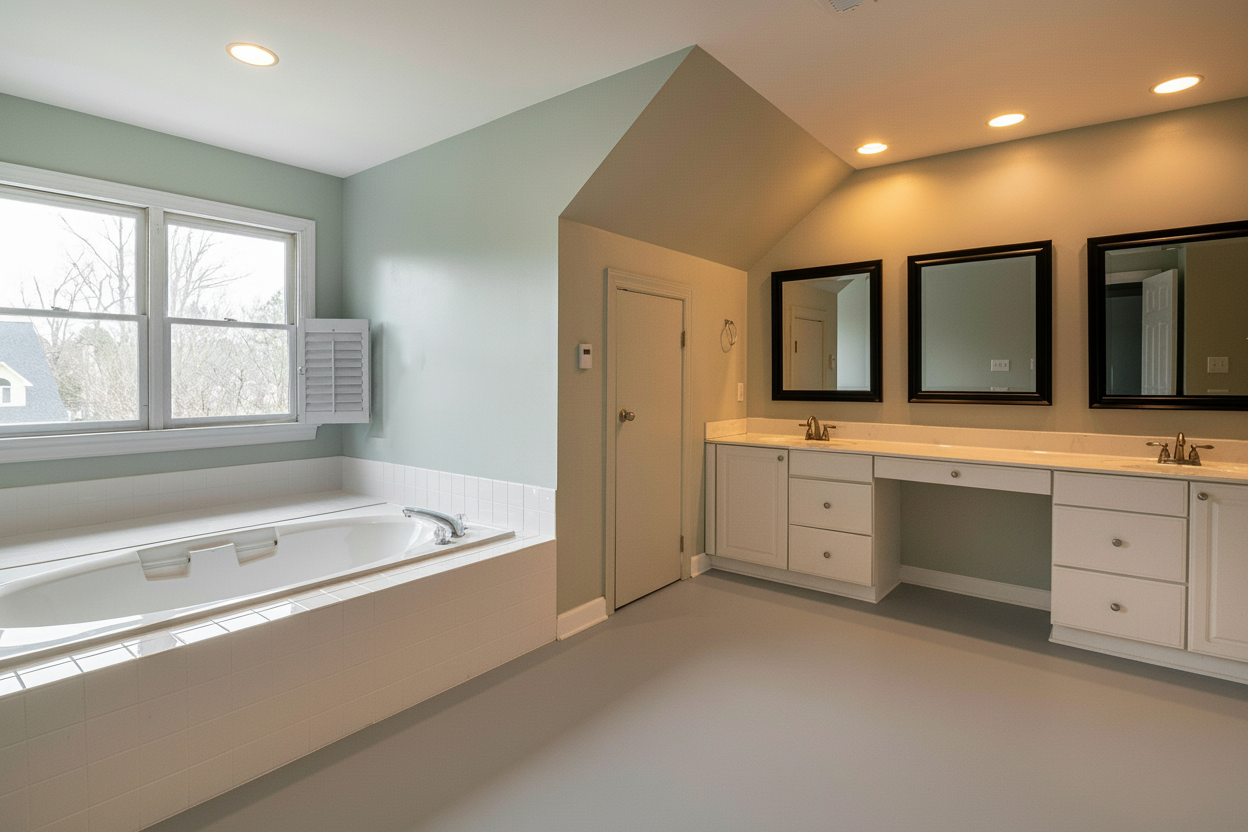 Garage floor coating - RAL 7047