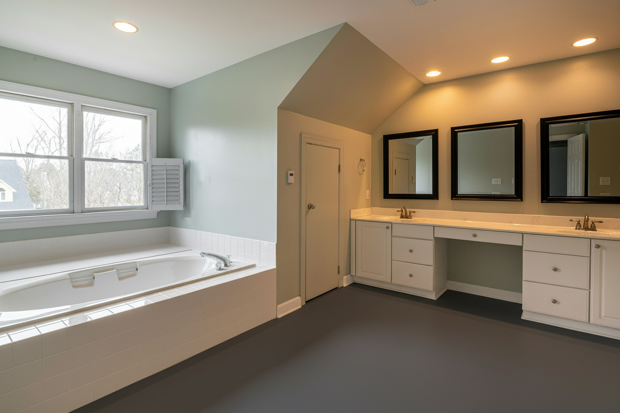 Garage floor coating - RAL 7026