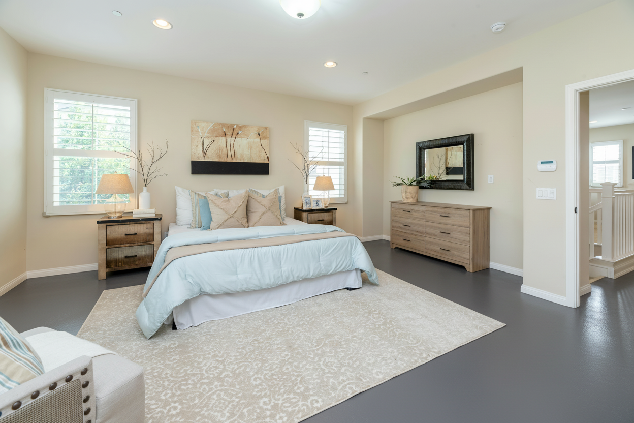 Garage floor coating - RAL 7026